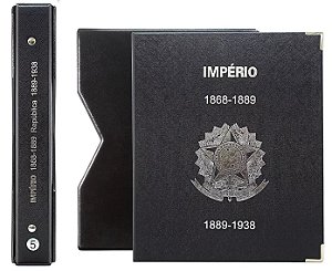 Álbum Moedas De Luxo Nº 5 Réis Império E República 1868 1938