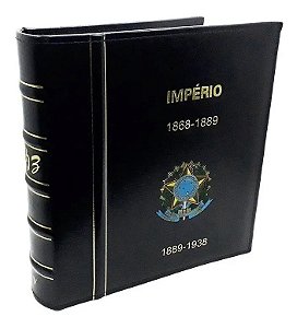 Álbum Moedas Super Luxo nº 5 Réis Império e República 1868 - 1938