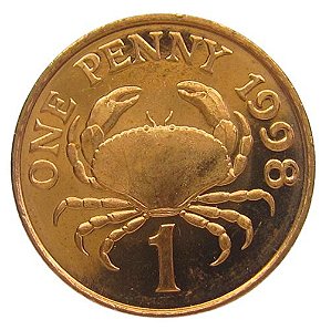 1 Penny 1998 SOB Guernsey Europa