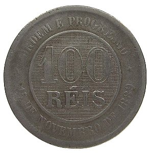 100 Réis 1893 MBC  V-037