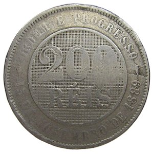 200 Réis 1889 MBC V-045