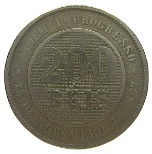 200 Réis 1898 MBC V-051