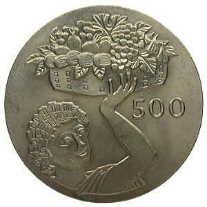 500 Mils 1970 Chipre SOB 25º Aniversário - FAO