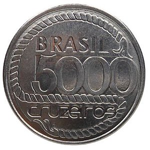 5000 Cruzeiros 1992 MBC Bicentenário de Tiradentes