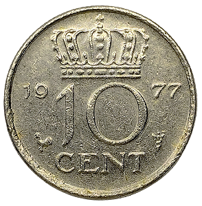 10 Cents 1977 MBC Holanda Europa