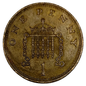1 Penny 1987 MBC Reino Unido Europa