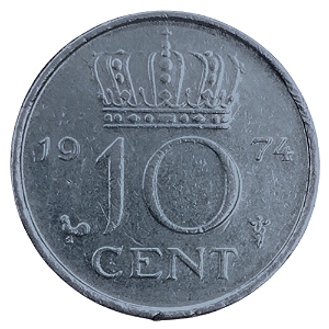 10 Cents 1974 MBC Holanda Europa