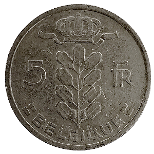 5 Francos 1950 MBC Bélgica Europa