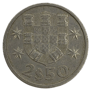 2,50 Escudos 1985 MBC Portugal Europa