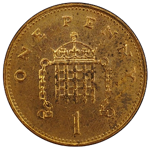 1 Penny 1997 MBC Reino Unido Europa