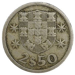 2.50 Escudos 1968 MBC Portugal Europa
