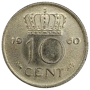 10 Cents 1960 MBC Holanda Europa