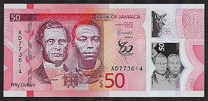 50 Dólares 2022 FE Jamaica América Polímero