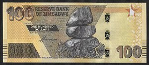 100 Dollars 2020 FE Zimbabwe África