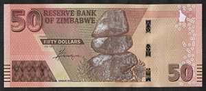 50 Dollars 2020 FE Zimbabwe África