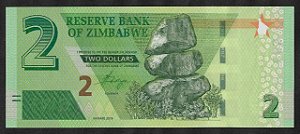 2 Dollars 2020 FE Zimbabwe África