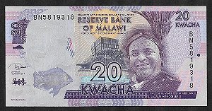 20 Kwacha 2019 FE Malawi África