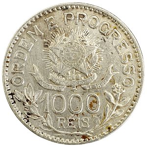 1000 Réis 1913 MBC+ Estrelas Soltas