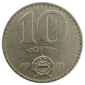 10 Forint 1971 MBC Hungria Europa