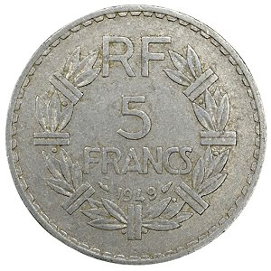5 Francos 1949 MBC França Europa