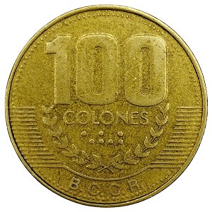 100 Colones 1999 MBC Costa Rica América