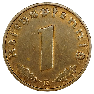 1 Reichspfennig 1937 (E) MBC Alemanha Europa