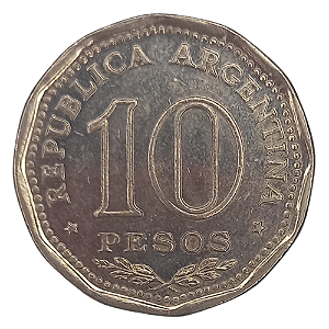 10 Pesos 1966 MBC Argentina América