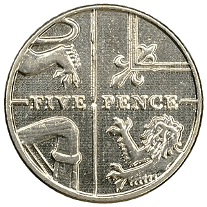 5 Pence 2015 MBC Reino Unido Europa
