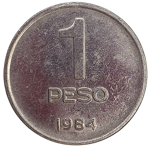 1 Peso 1984 MBC Argentina América