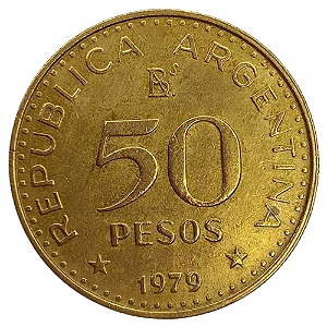 50 Pesos 1979 MBC Argentina América