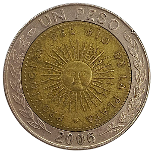 1 Peso 2006 MBC Argentina América