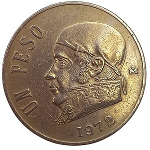 1 Peso 1972 MBC México América