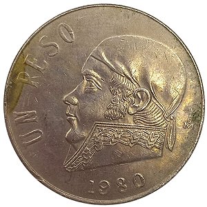 1 Peso 1980 MBC México América