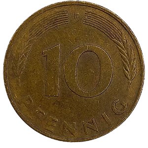 10 Pfennig 1989 MBC (F) Alemanha