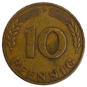 10 Pfennig 1949 MBC (F) Alemanha