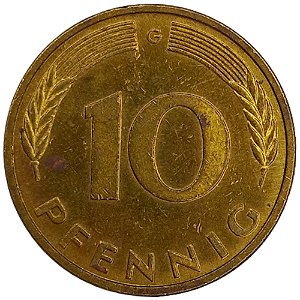 10 Pfennig 1993 MBC (G) Alemanha