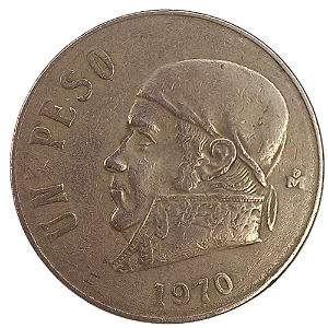 1 Peso 1970 MBC México
