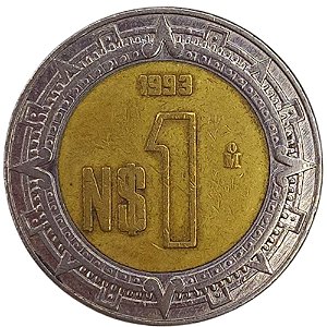 1 Peso 1993 MBC México