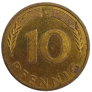 10 Pfennig 1992 MBC (G) Alemanha