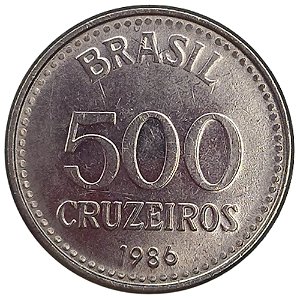 500 Cruzeiros 1986 MBC Brasil