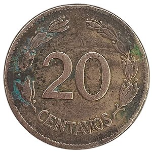 20 Centavos 1946 MBC Equador