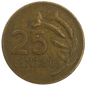 25 Centavos 1970 MBC Peru