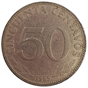 50 Centavos 1965 MBC Bolívia
