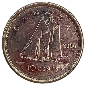 10 Cêntimos 2006 MBC Canadá