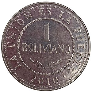 1 Boliviano 2010 MBC Bolívia