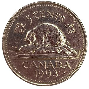 5 Cêntimos 1993 MBC Canadá