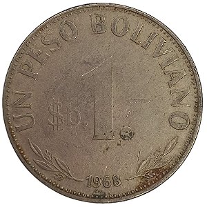 1 Peso 1968 MBC Bolívia