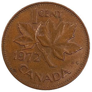 1 Cêntimo 1972 MBC Canadá