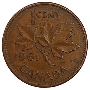 1 Cêntimo 1961 MBC Canadá