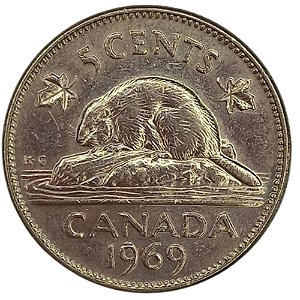 5 Cêntimos 1969 MBC Canadá